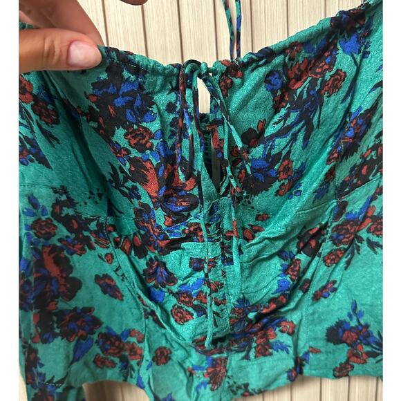 Free People Hilary Printed Top Women’s Size L - Picture 3 of 12